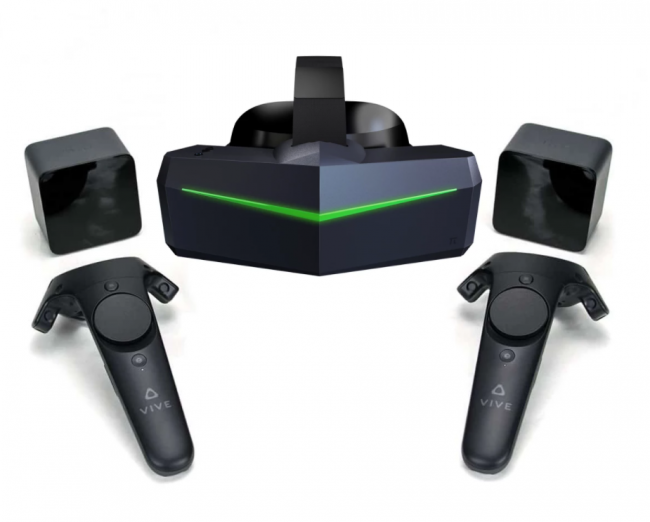 Очки виртуальной реальности Pimax 8K Plus с контроллерами и базовыми станциями Vive 1.0